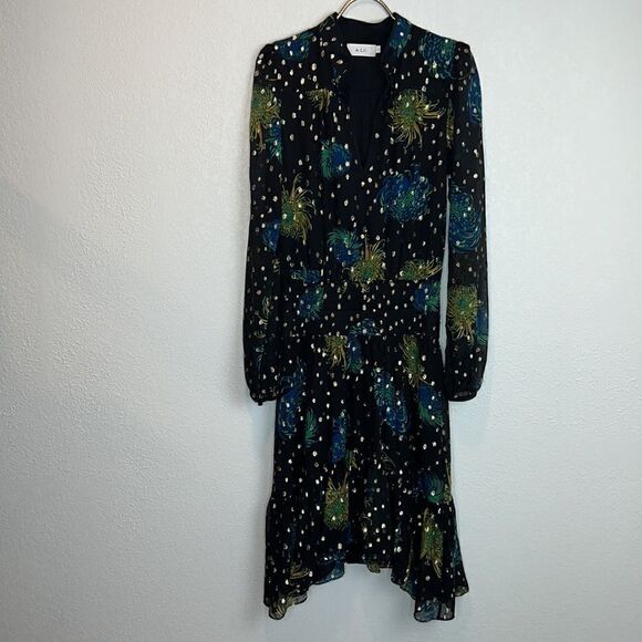 A.L.C. Reese Floral Georgette Dress - Picture 2 of 16